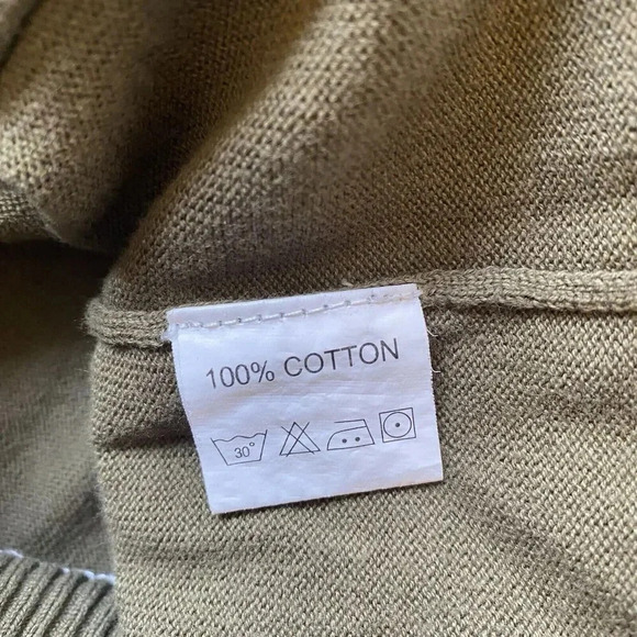 VTG Y2K Blac Label Full Zip Jacket Khaki Spell out Embroidered Unsex 2X Cotton - Picture 8 of 12